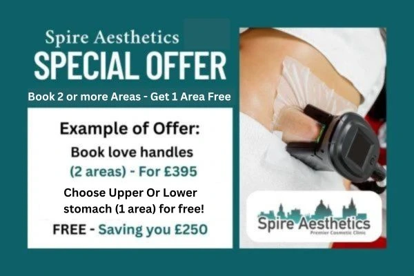 Fat Freezing Promotion Sutton from Spire Aesthetics - Book Today!