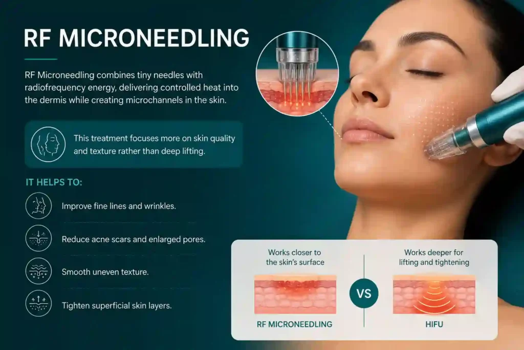 What Does RF Microneedling Do That HIFU Alone Cannot Sutton