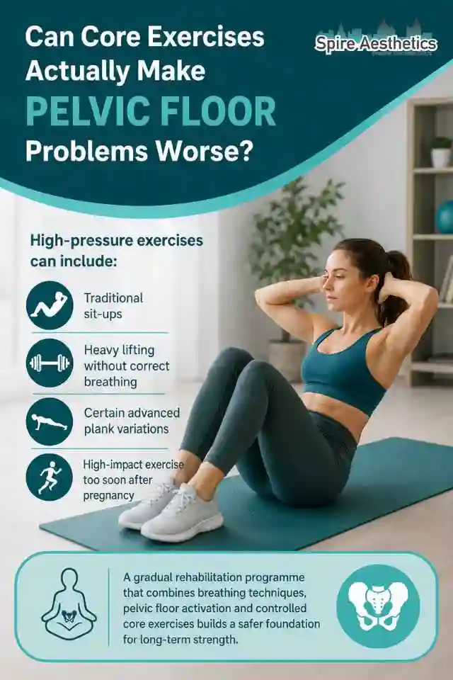 Can Strengthening Your Core Alone Actually Make Pelvic Floor Problems Worse Sutton?